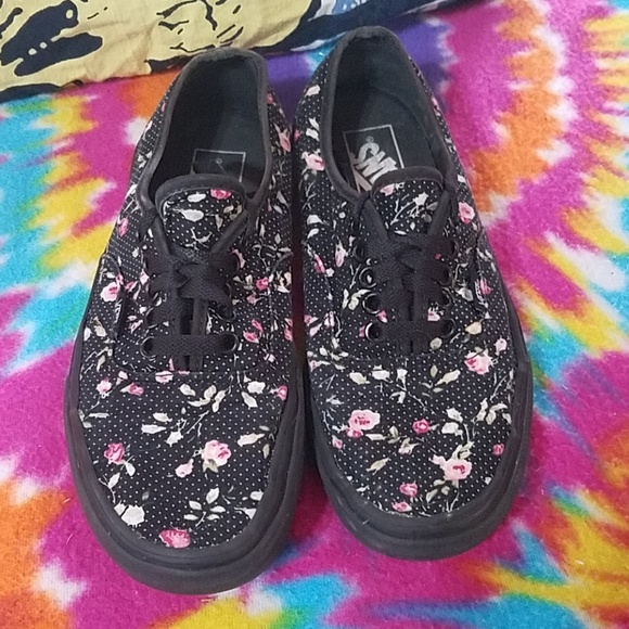 Vans Shoes - Floral Vans hold for alexis